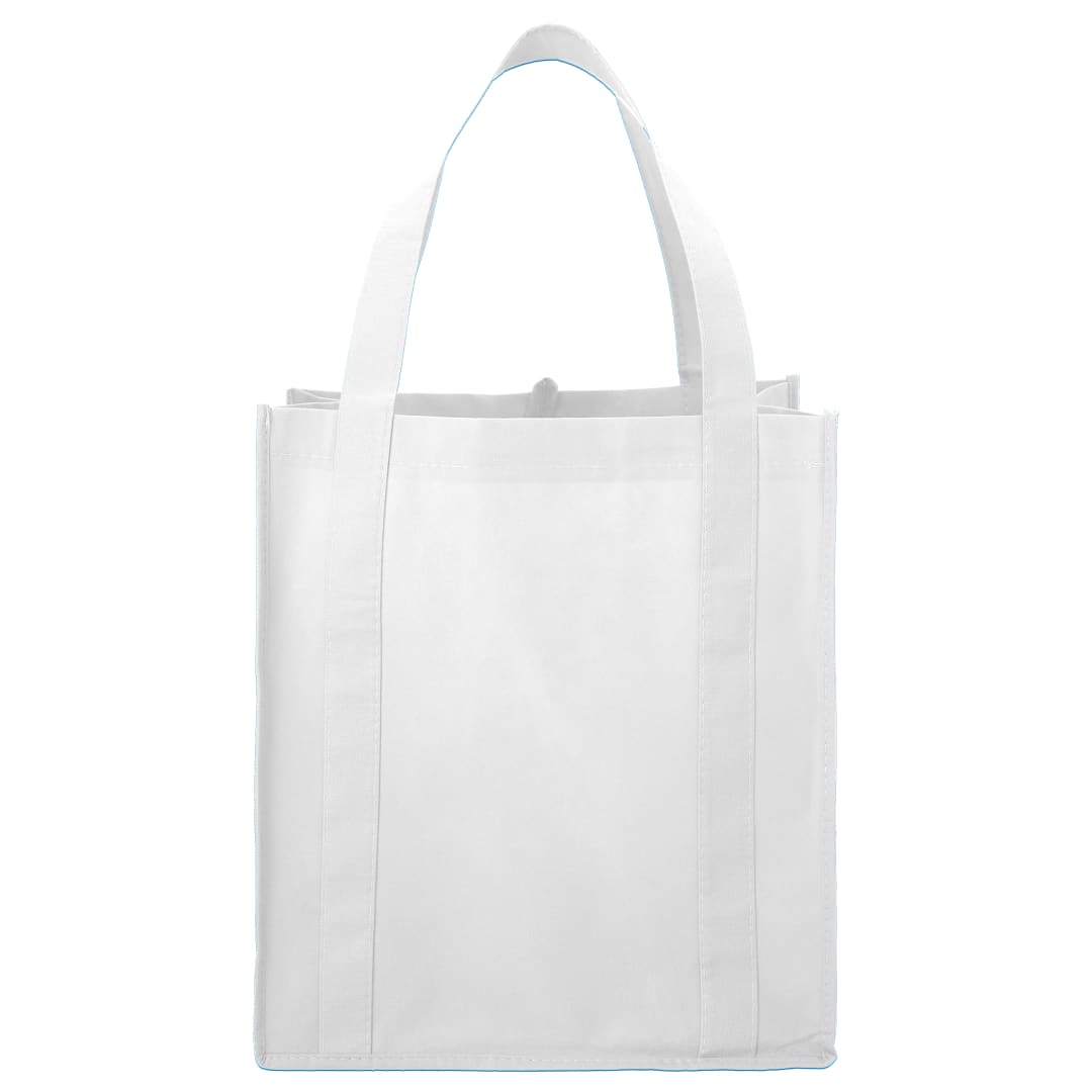 Bullet Little Juno Non-Woven Grocery Tote - SM-7412 White