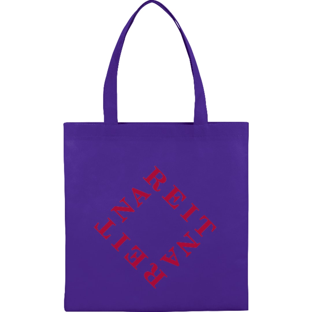 Small Zeus Non-Woven Convention Tote - SM-7420 Purple