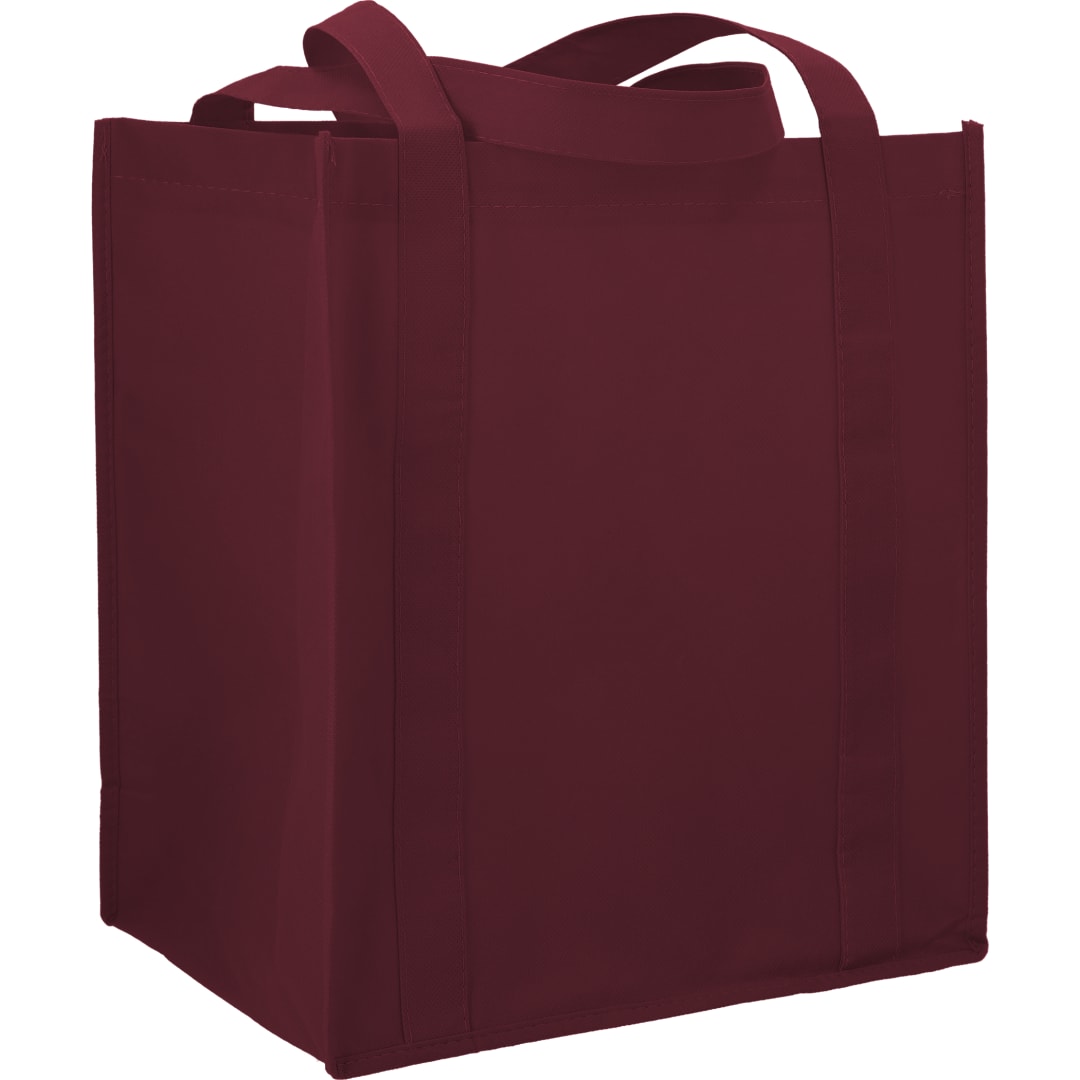 Hercules Non-Woven Grocery Tote - SM-7427 Red