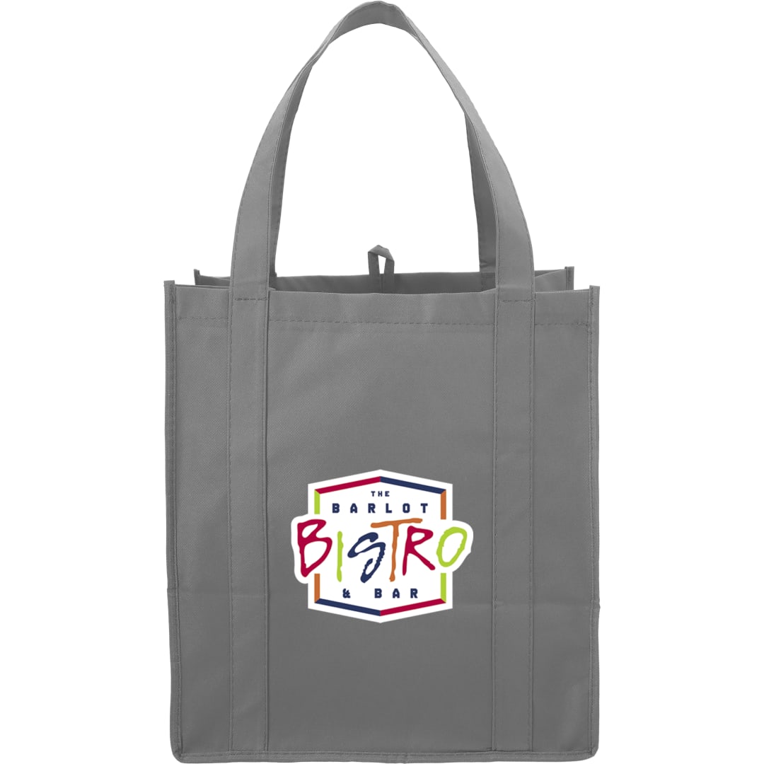 Hercules Non-Woven Grocery Tote - SM-7427 Gray