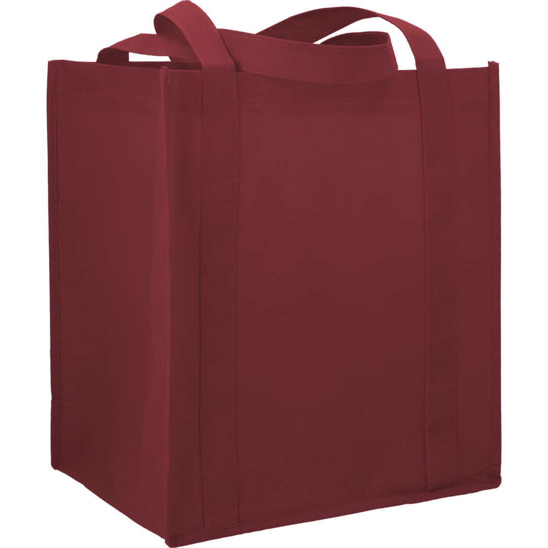 Hercules Non-Woven Grocery Tote - SM-7427 Red