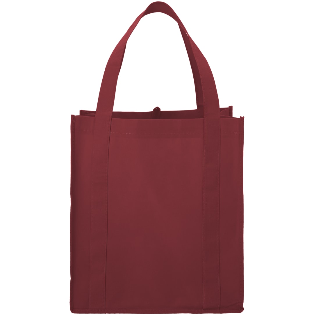 Hercules Non-Woven Grocery Tote - SM-7427 Red