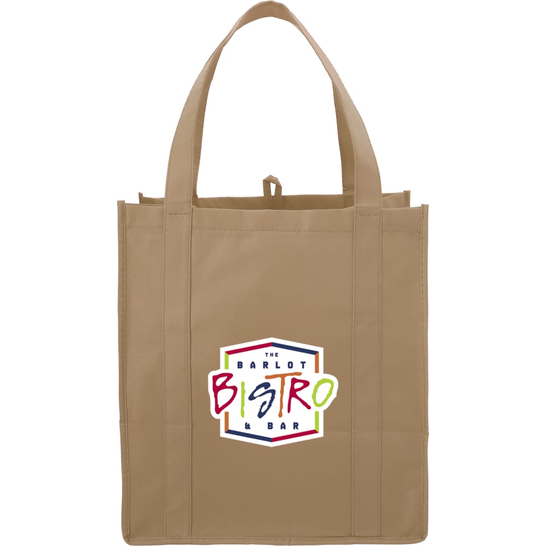 Hercules Non-Woven Grocery Tote - SM-7427 Natural