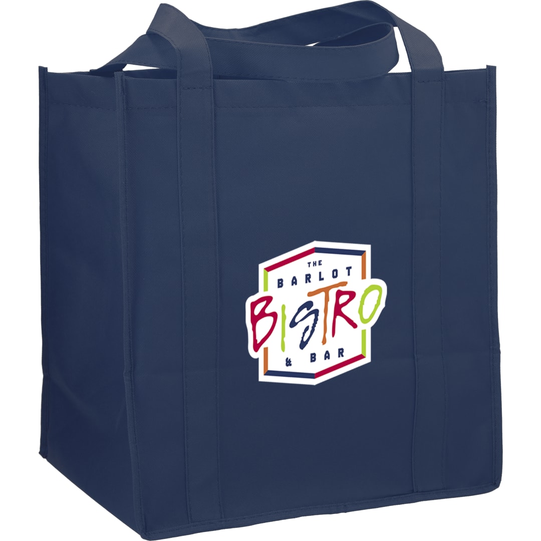 Hercules Non-Woven Grocery Tote - SM-7427 Blue