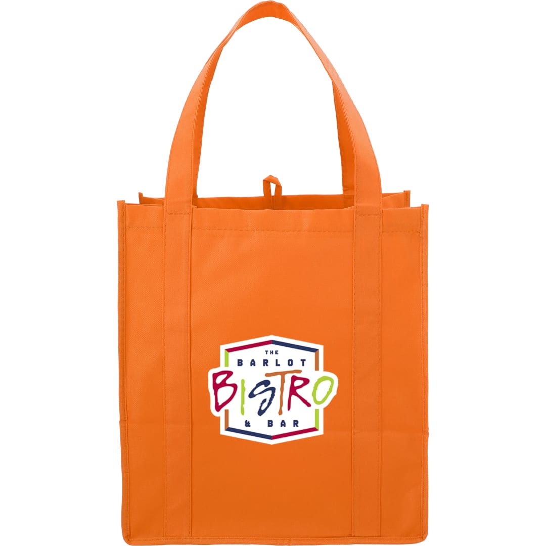 Hercules Non-Woven Grocery Tote - SM-7427 Orange