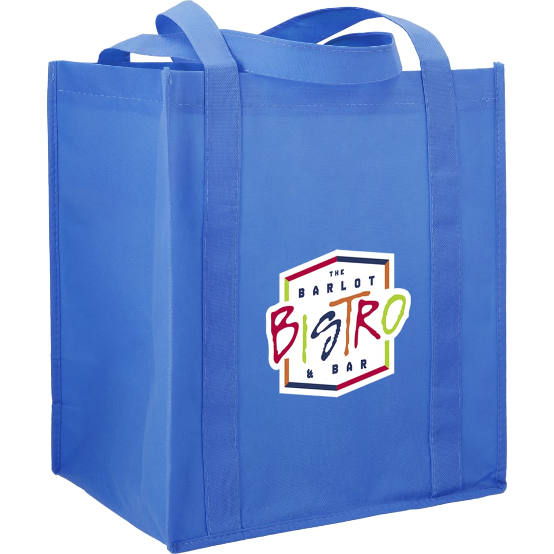 Hercules Non-Woven Grocery Tote - SM-7427 Blue