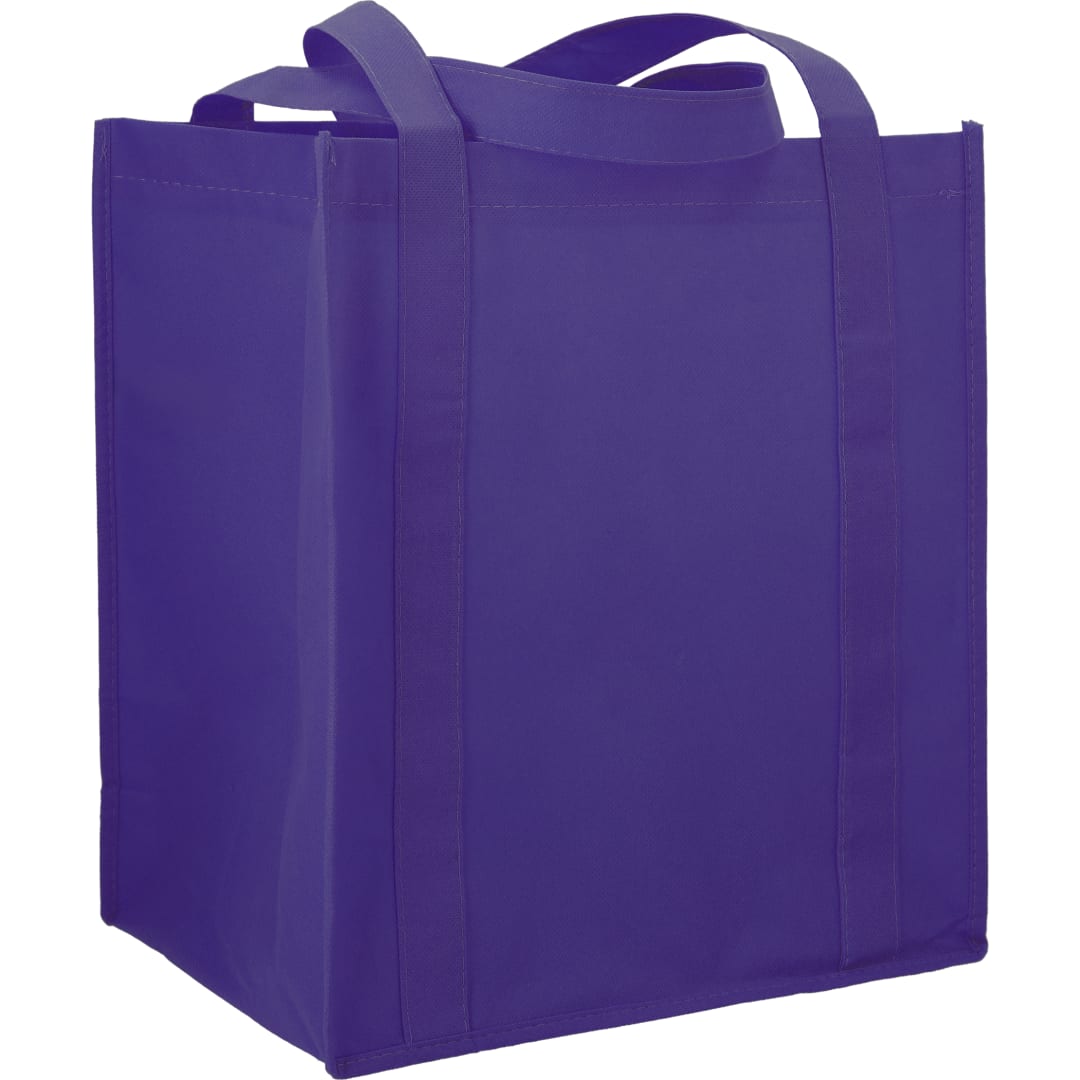 Hercules Non-Woven Grocery Tote - SM-7427 Purple