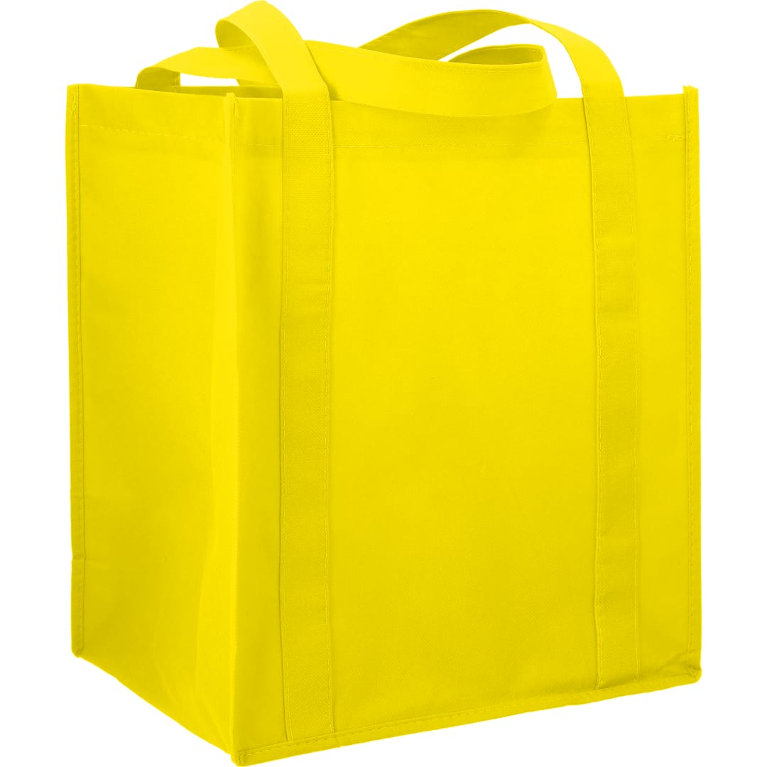 Hercules Non-Woven Grocery Tote - SM-7427 Yellow