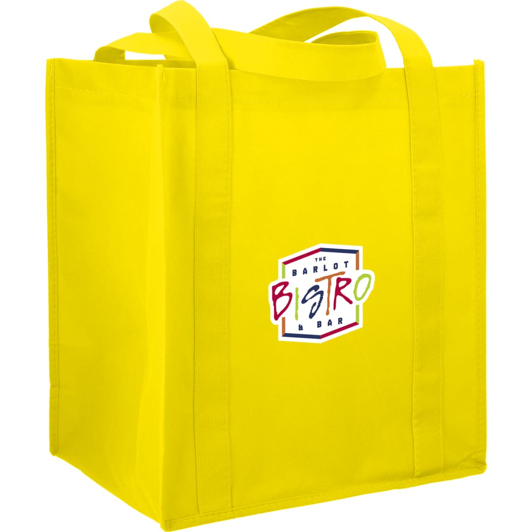 Hercules Non-Woven Grocery Tote - SM-7427 Yellow