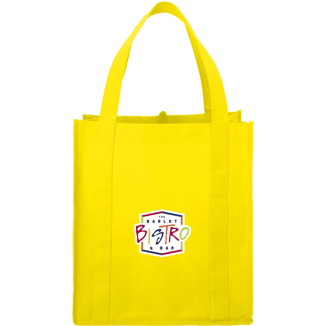 Hercules Non-Woven Grocery Tote - SM-7427 Yellow