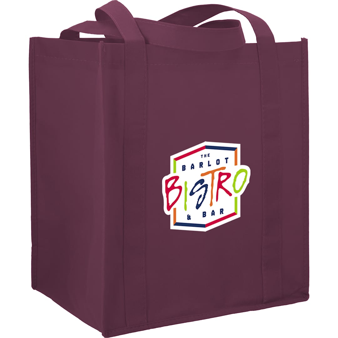 Bullet Hercules Non-Woven Grocery Tote - SM-7427 Red