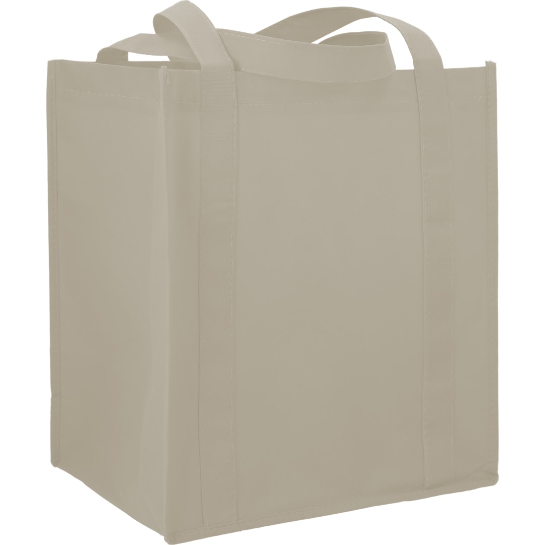 Bullet Hercules Non-Woven Grocery Tote - SM-7427 White
