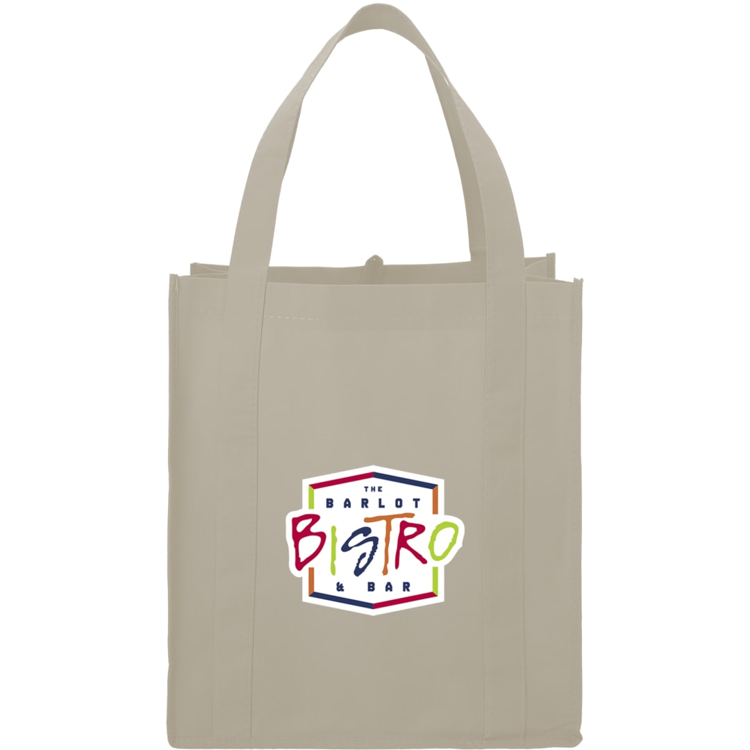 Bullet Hercules Non-Woven Grocery Tote - SM-7427 White