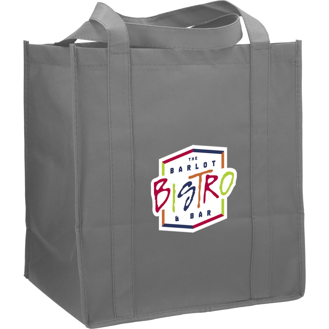 Bullet Hercules Non-Woven Grocery Tote - SM-7427 Gray