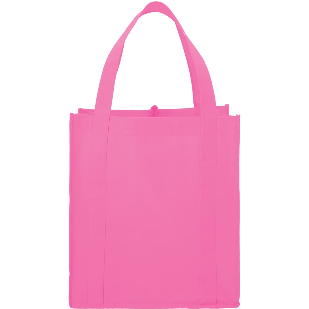 Bullet Hercules Non-Woven Grocery Tote - SM-7427 Pink