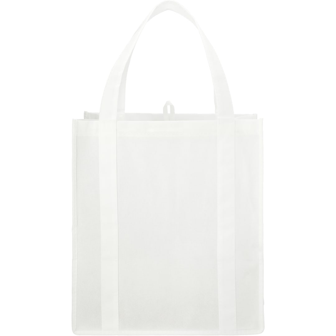 Bullet Hercules Non-Woven Grocery Tote - SM-7427 White
