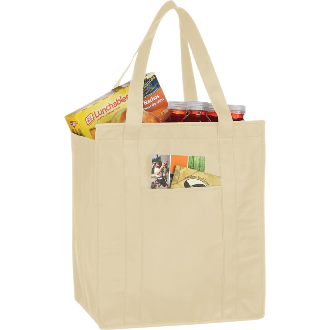 Hercules Insulated Grocery Tote - SM-7431 Cream (CR)
