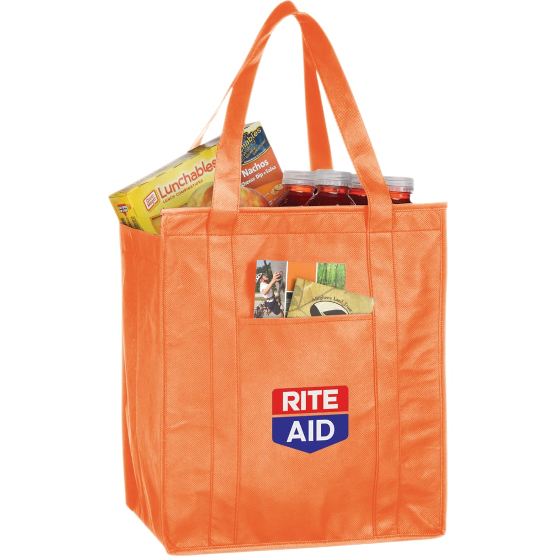 Hercules Insulated Grocery Tote - SM-7431 Orange