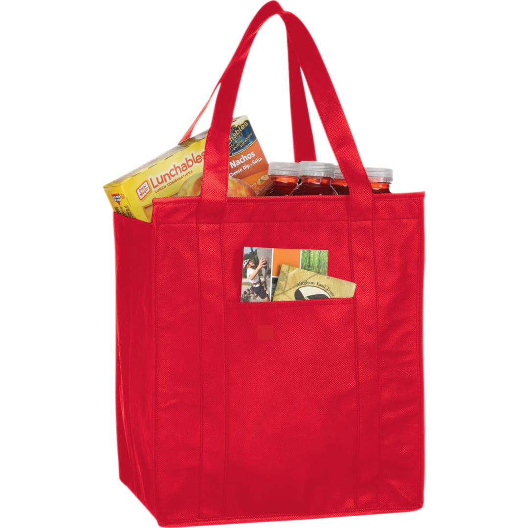 Hercules Insulated Grocery Tote - SM-7431 Red