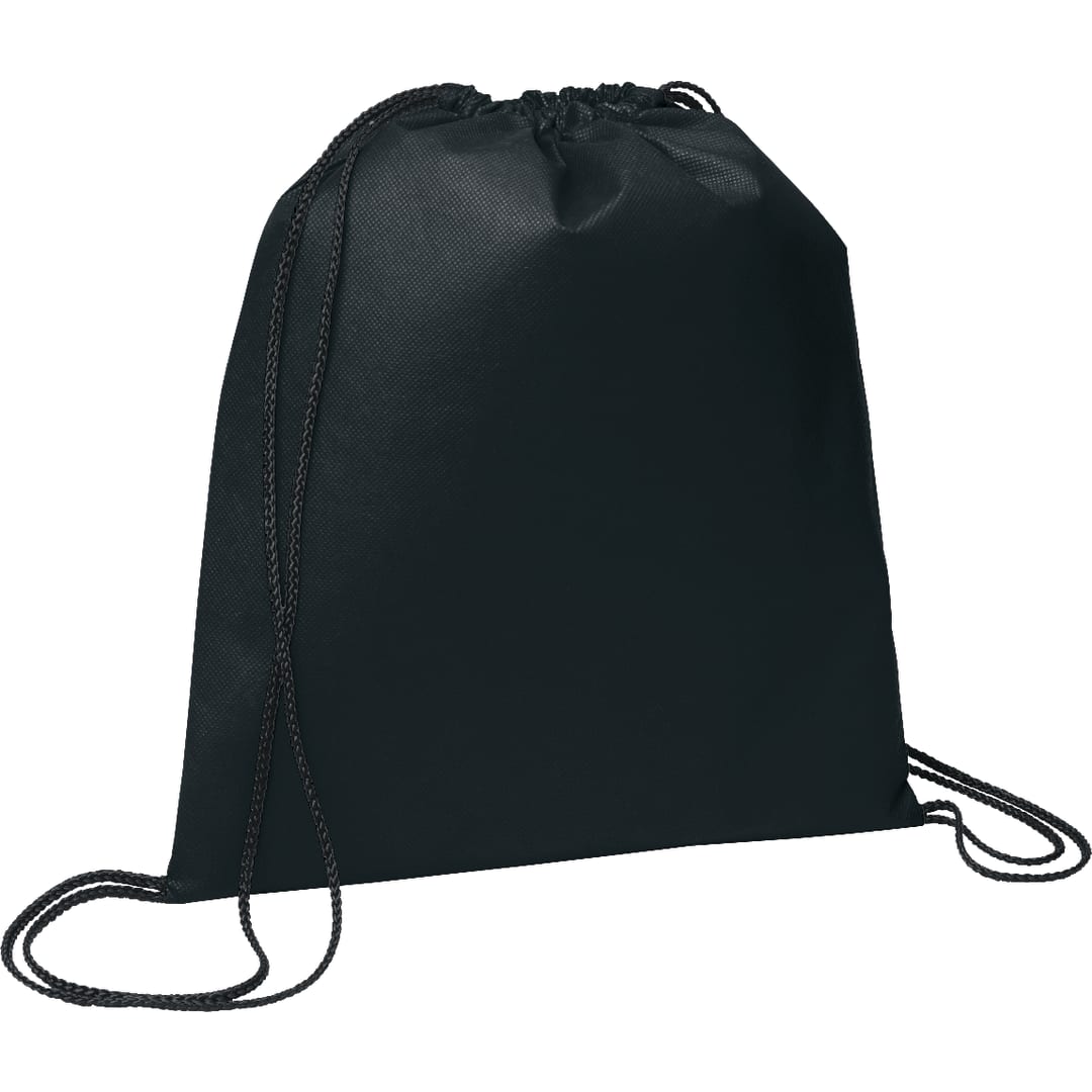 Bullet Evergreen Non-Woven Drawstring Bag - SM-7434 Black