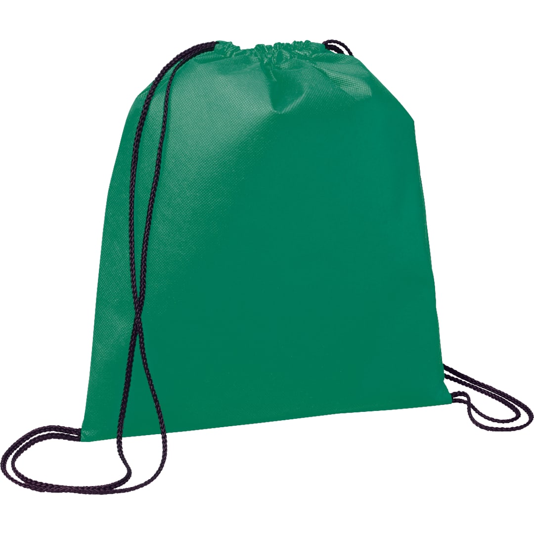 Bullet Evergreen Non-Woven Drawstring Bag - SM-7434 Green