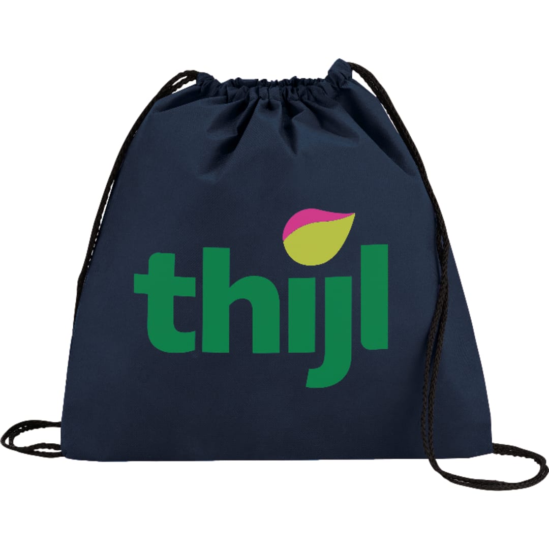 Bullet Evergreen Non-Woven Drawstring Bag - SM-7434 Blue