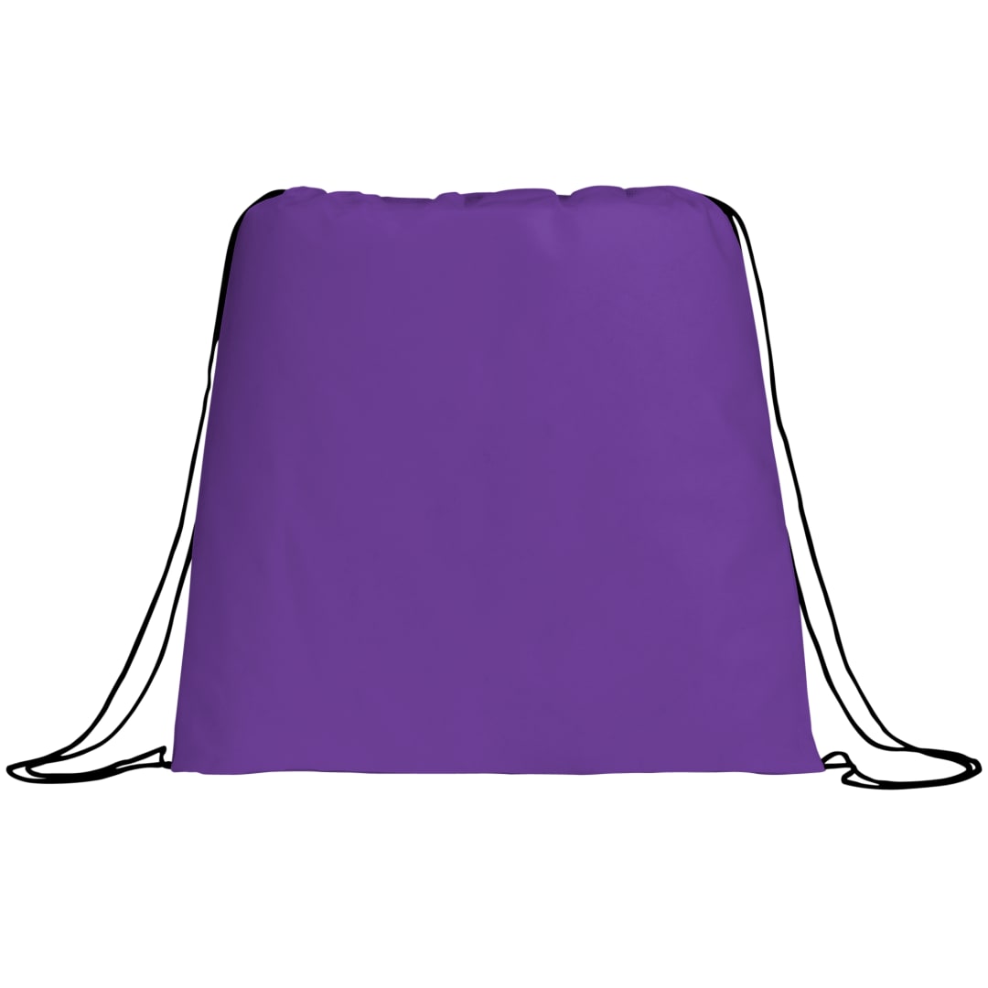 Bullet Evergreen Non-Woven Drawstring Bag - SM-7434 Purple