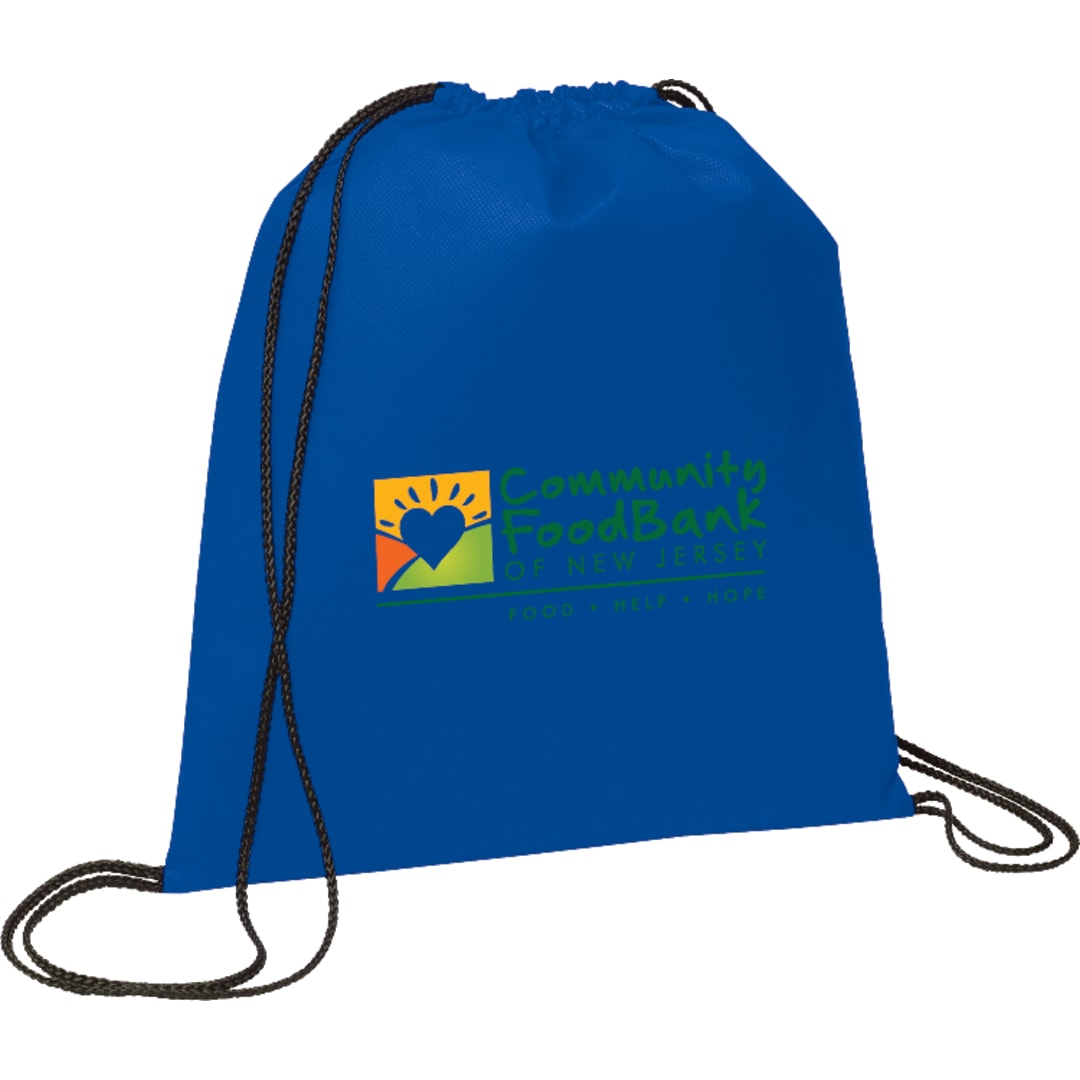 Bullet Evergreen Non-Woven Drawstring Bag - SM-7434 Blue