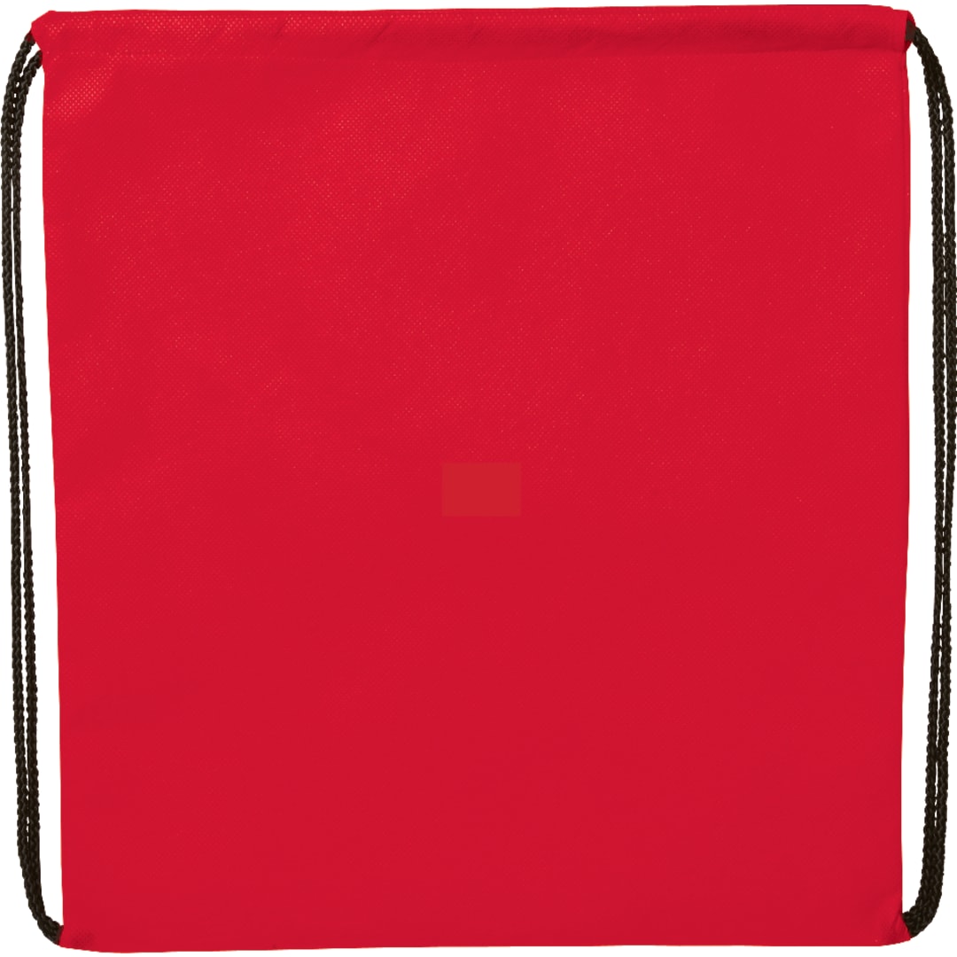 Bullet Evergreen Non-Woven Drawstring Bag - SM-7434 Red