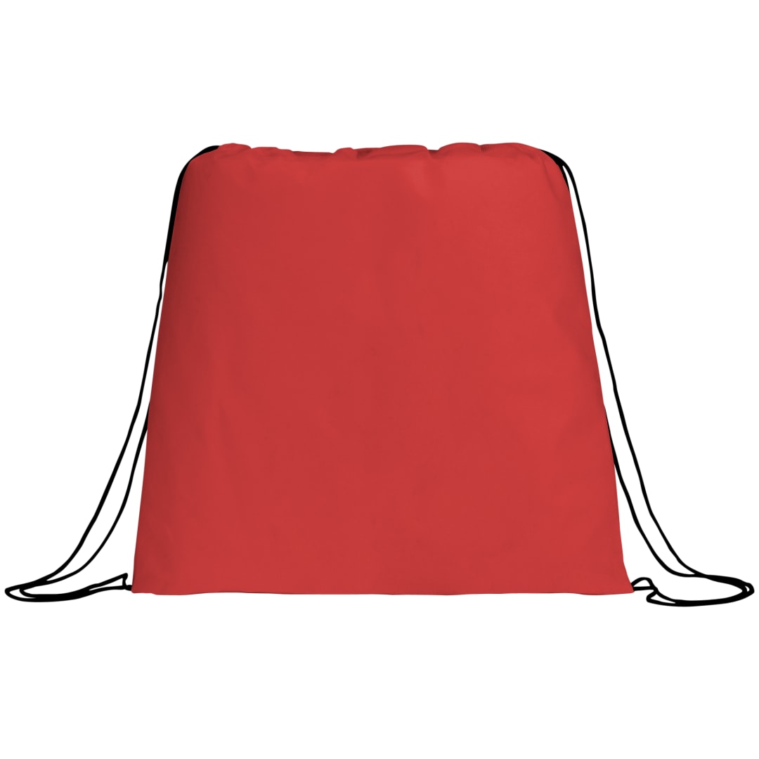 Bullet Evergreen Non-Woven Drawstring Bag - SM-7434 Red