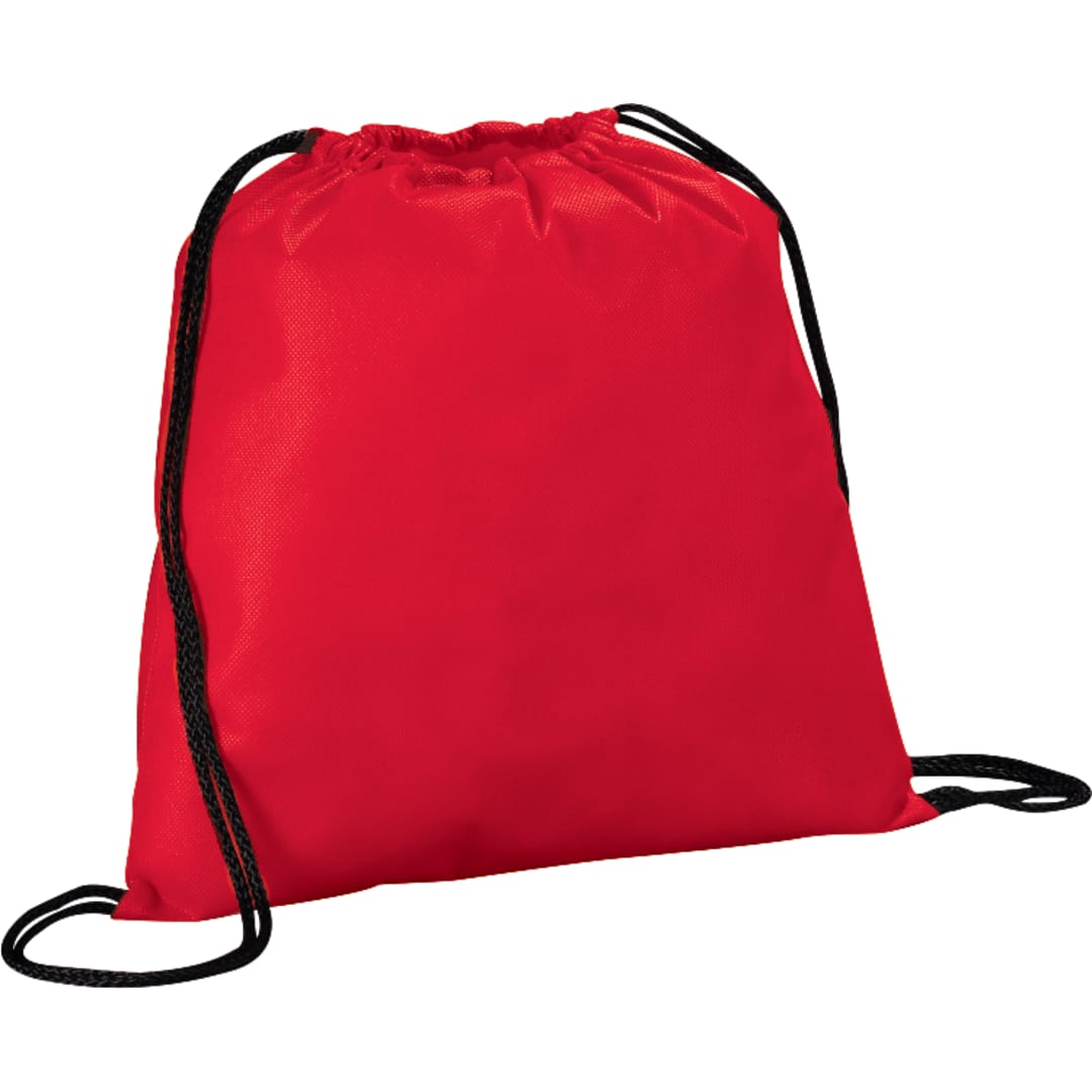 Bullet Evergreen Non-Woven Drawstring Bag - SM-7434 Red