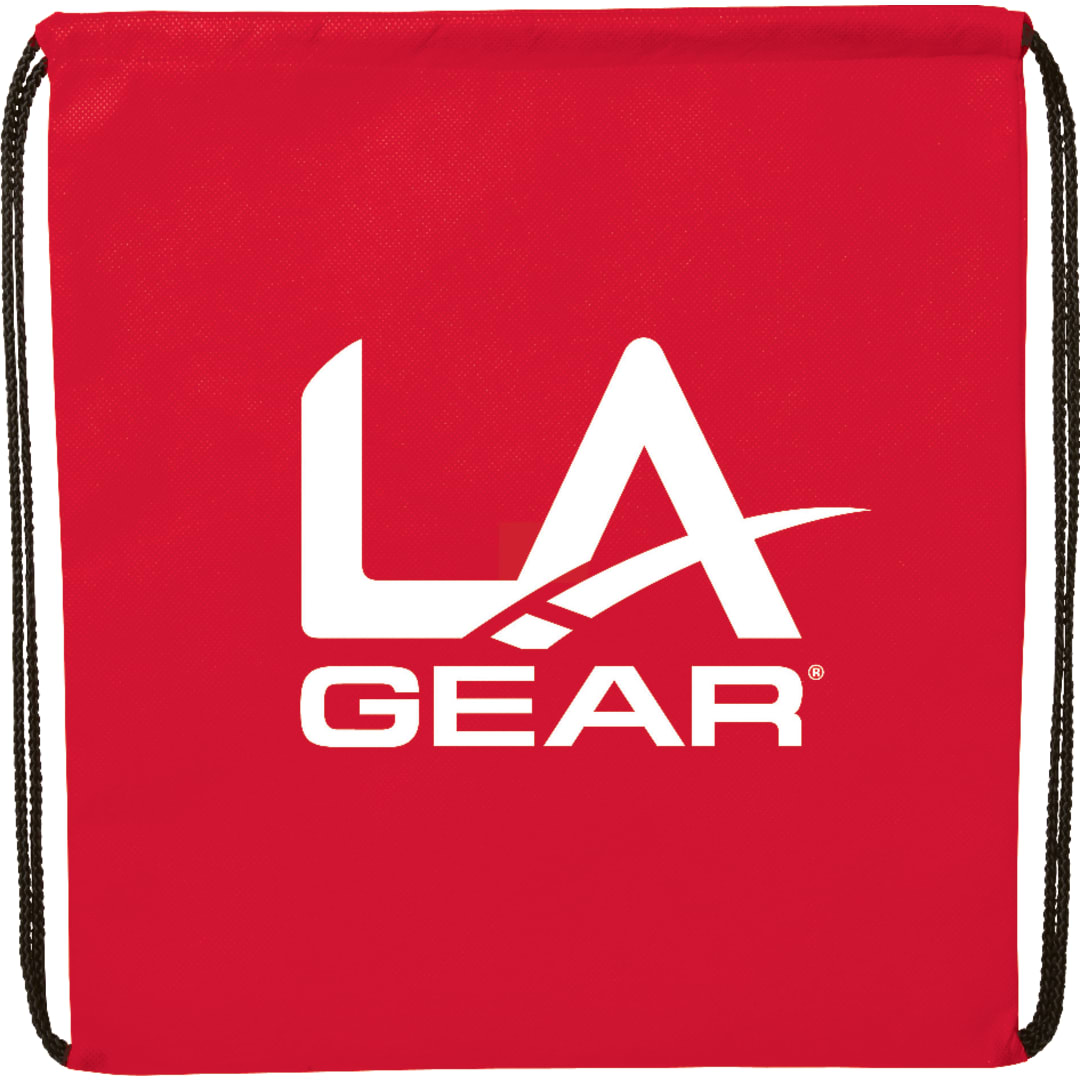 Bullet Evergreen Non-Woven Drawstring Bag - SM-7434 Red