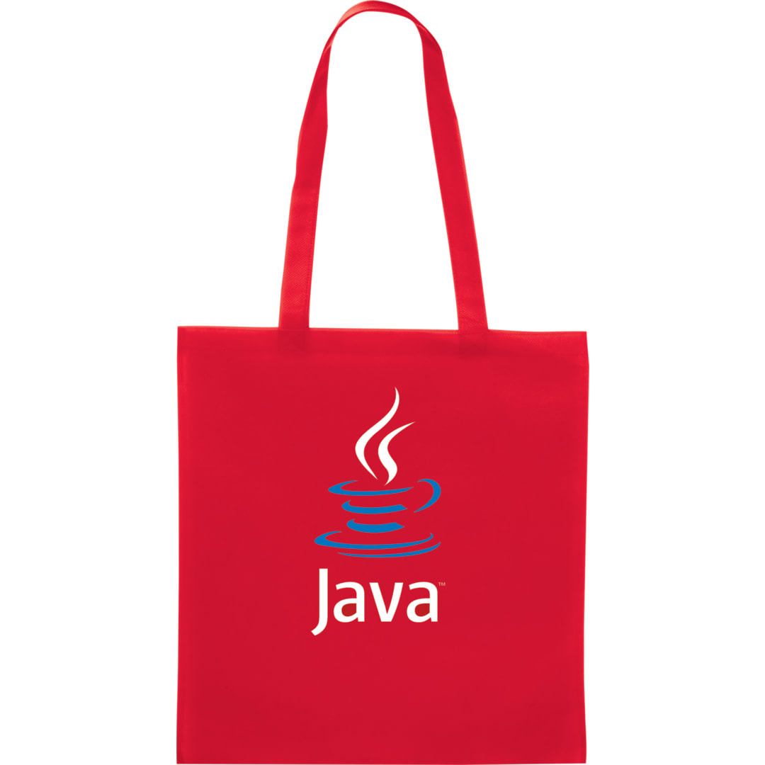 Bullet Zeus Non-Woven Convention Tote - SM-7440 Red