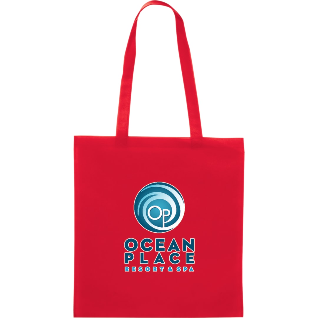 Bullet Zeus Non-Woven Convention Tote - SM-7440 Red