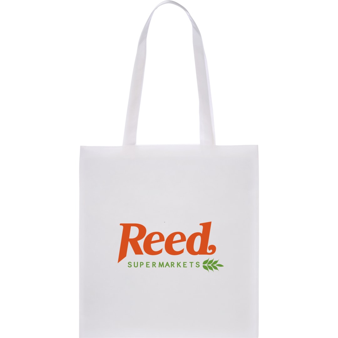 Bullet Zeus Non-Woven Convention Tote - SM-7440 White