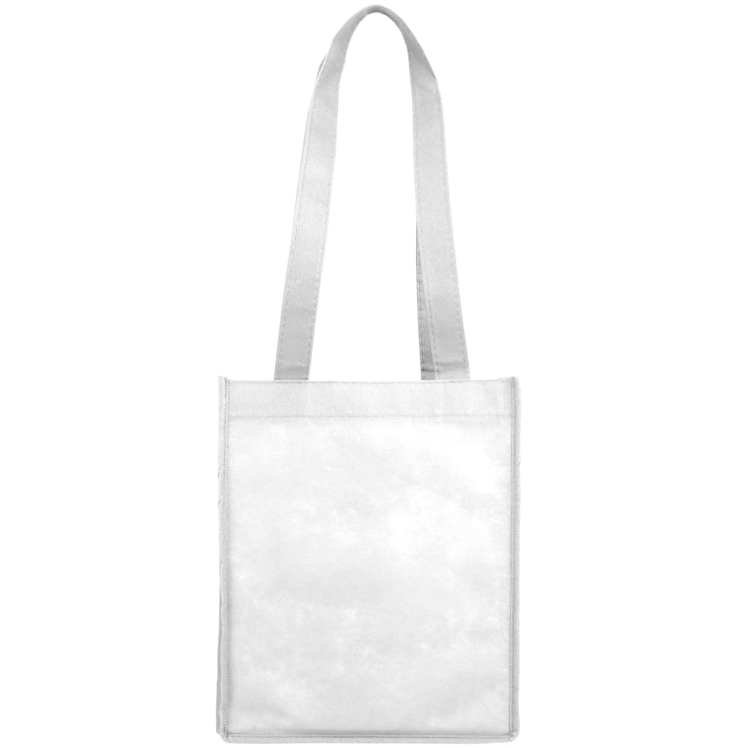 Mini Elm Non-Woven Gift Tote - SM-7453 White