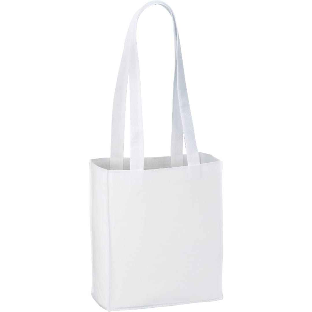 Mini Elm Non-Woven Gift Tote - SM-7453 White