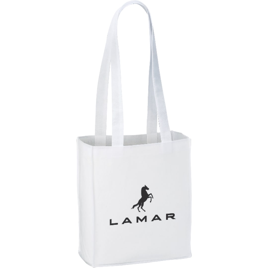 Mini Elm Non-Woven Gift Tote - SM-7453 White