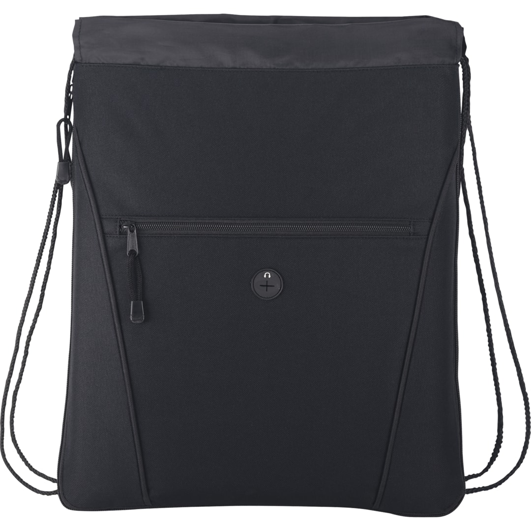 Bullet Raven Drawstring Bag - SM-7461 Black