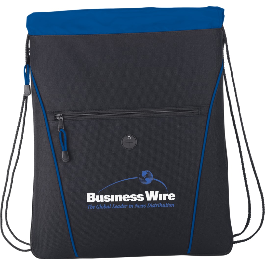 Bullet Raven Drawstring Bag - SM-7461 Blue