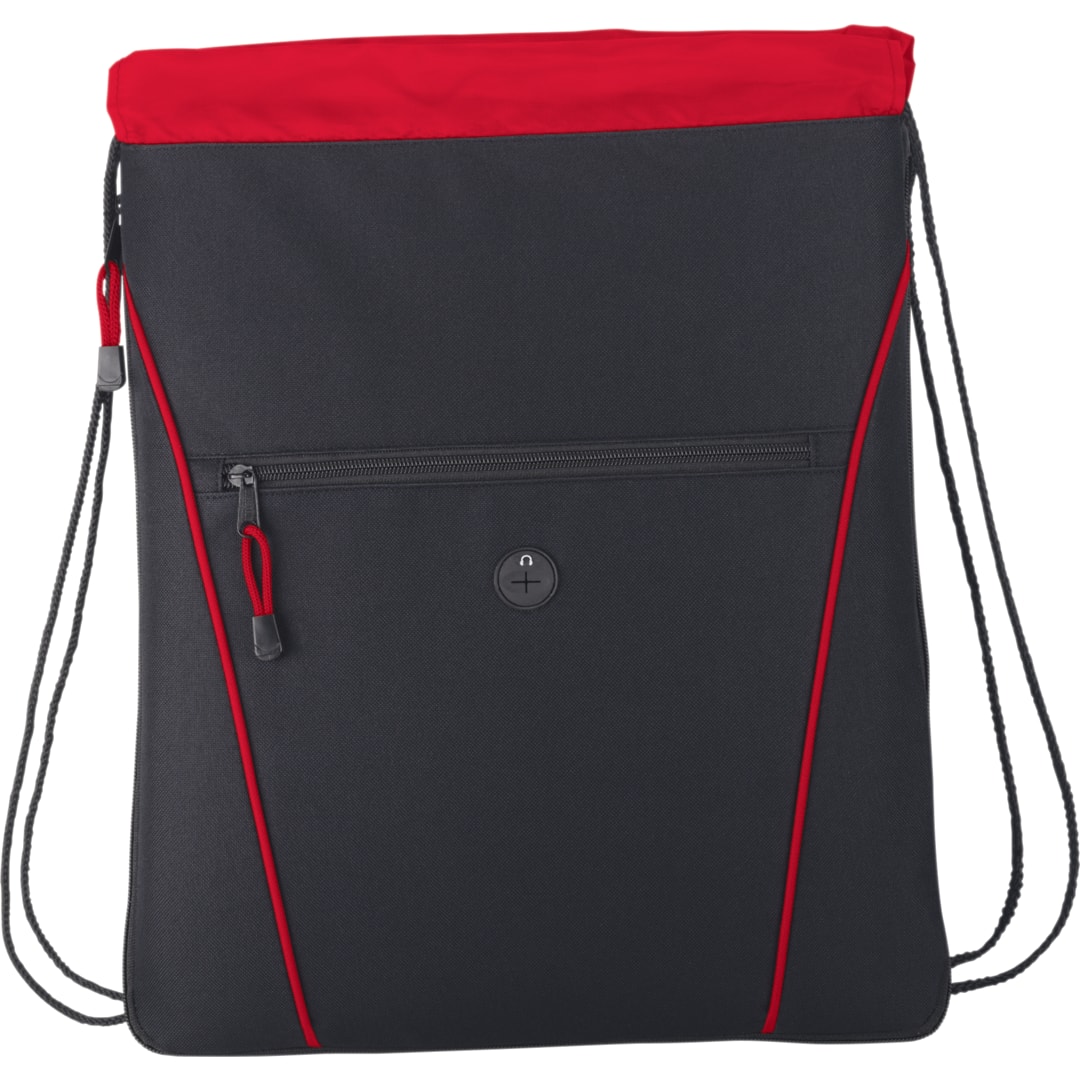Bullet Raven Drawstring Bag - SM-7461 Red