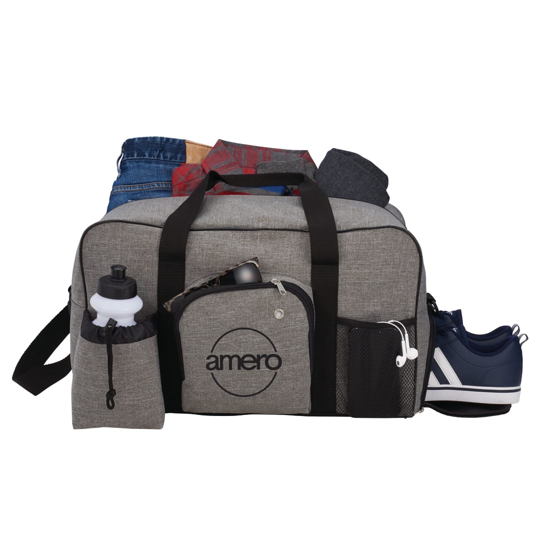 Weekender 18.5" Deluxe Duffel Bag - SM-7533 Gray