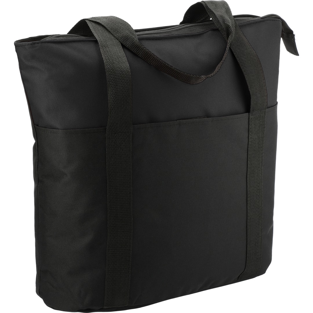 Heavy Duty Zippered Convention Tote - SM-7539 Black