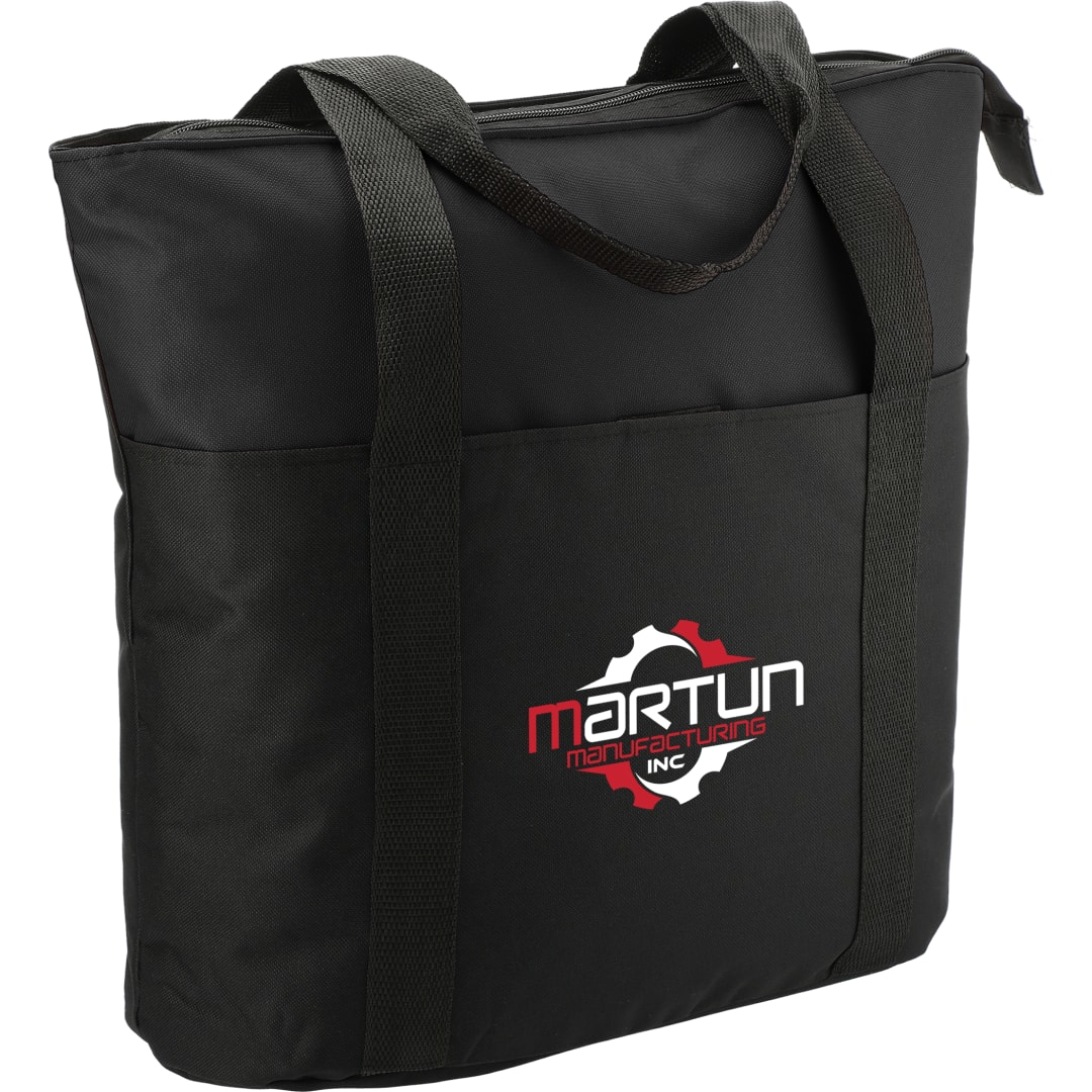 Heavy Duty Zippered Convention Tote - SM-7539 Black