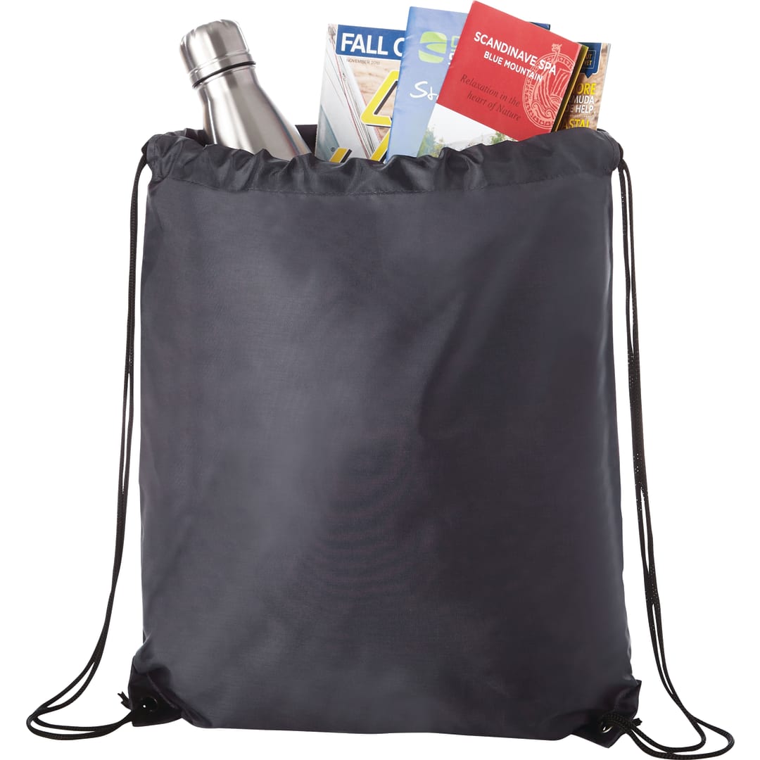 Bullet Oriole Drawstring Bag - SM-7548 Gray