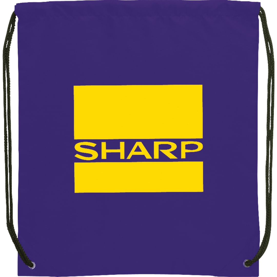 Bullet Oriole Drawstring Bag - SM-7548 Purple