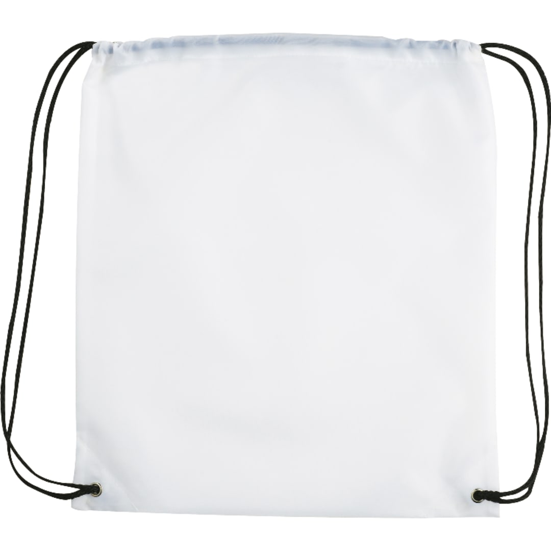 Bullet Oriole Drawstring Bag - SM-7548 White