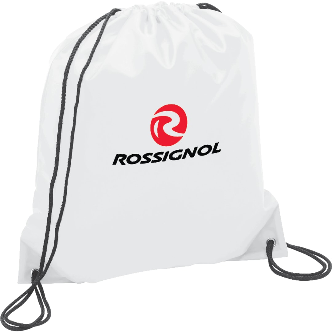 Bullet Oriole Drawstring Bag - SM-7548 White