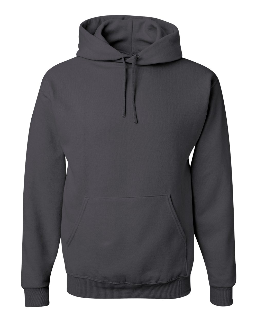 JERZEES Unisex NuBlend® Hooded Sweatshirt - 996MR Charcoal Grey