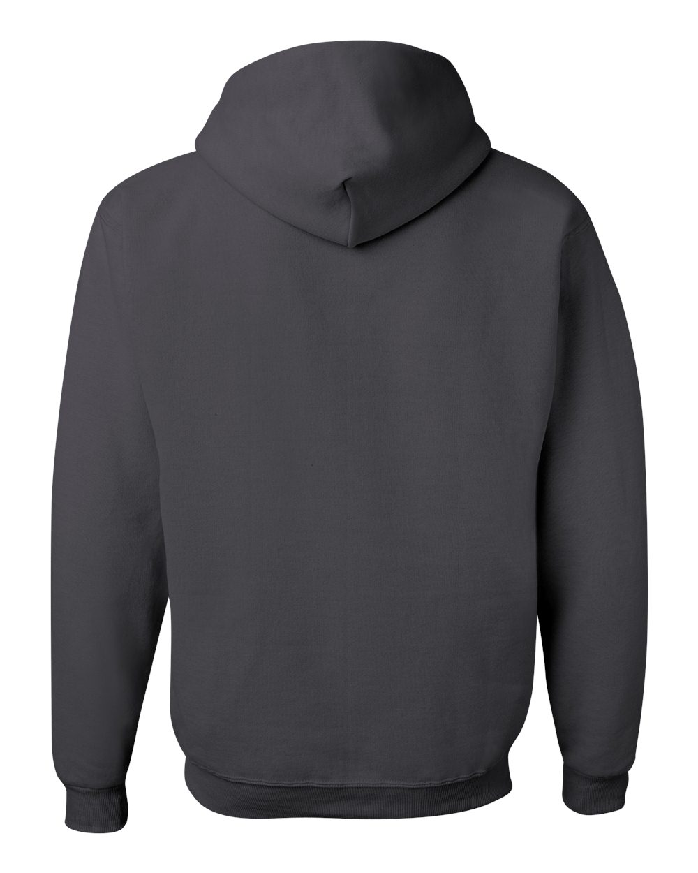 JERZEES Unisex NuBlend® Hooded Sweatshirt - 996MR Charcoal Grey